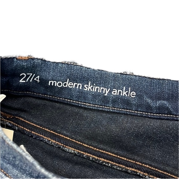 Ann Taylor Loft Blue Skinny Jeans - Picture 4 of 8